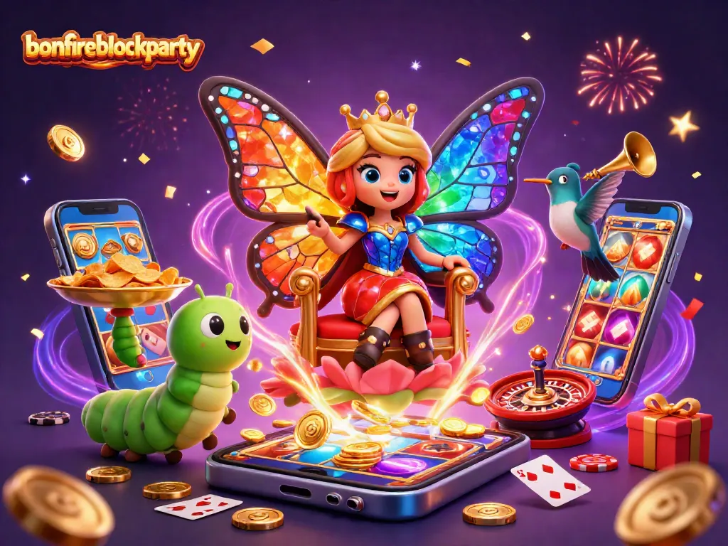Experience thrilling action at bonfireblockparty with vibrant slot games and festive casino elements.